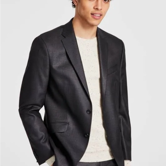 Kenneth Cole Reaction Men's Classic Black Blazer - Picture 1 of 4